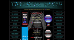 Desktop Screenshot of freerollhaven.com